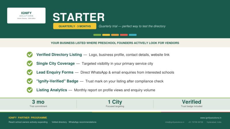Vendor Directory Starter.